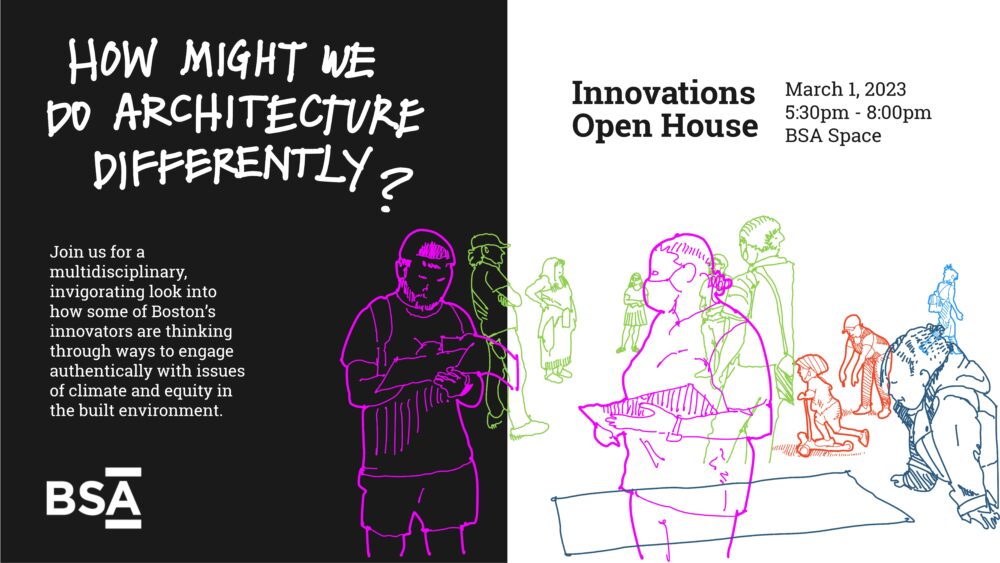 Join us for an evening focused on this year's #RFI shortlisted applicants! This event will provide an look into how some of #Boston’s #innovators are thinking about issues of #climate and #equity in the built environment.

📅 Wednesday, March 1
⏰ 5:30 PM