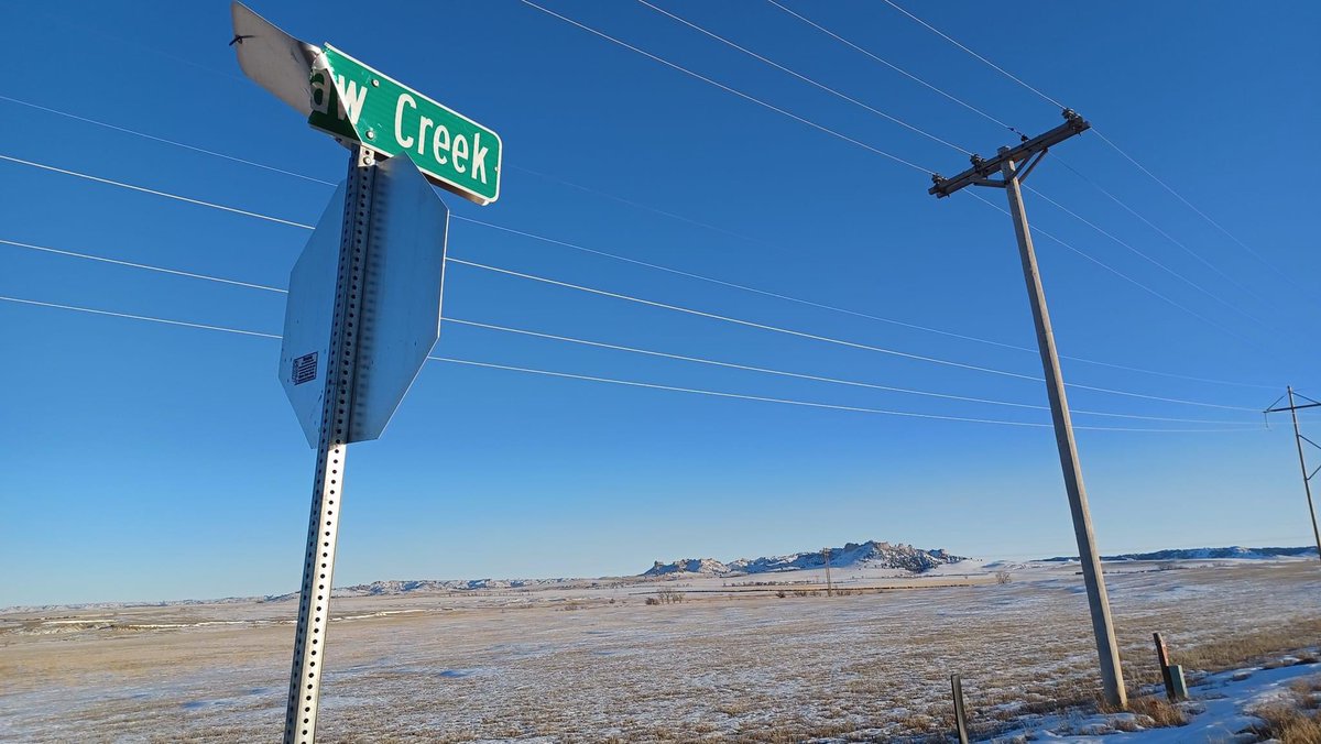 OglalaBuff's tweet photo. Dawes County Nebraska still won’t change Squaw Creek rd. The mound just south of here was recently renamed because it was on federal land. The state and county still have not budged on changing the name. #nebraska #dawescounty #crowbutte #nativetwitter #namechange #oglalacountry https://t.co/BiWBRSkFZ4