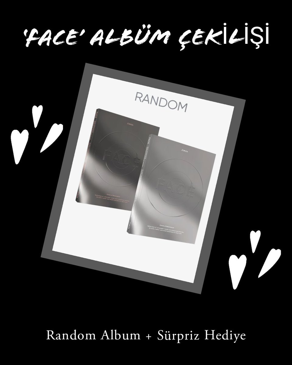 [Albüm Çekilişi] 

#Jimin_FACE 

Şartlar
• Takip et 
• Bu tweeti retweetle

📅 Son katılım 24 Mart

Bol Şans ~