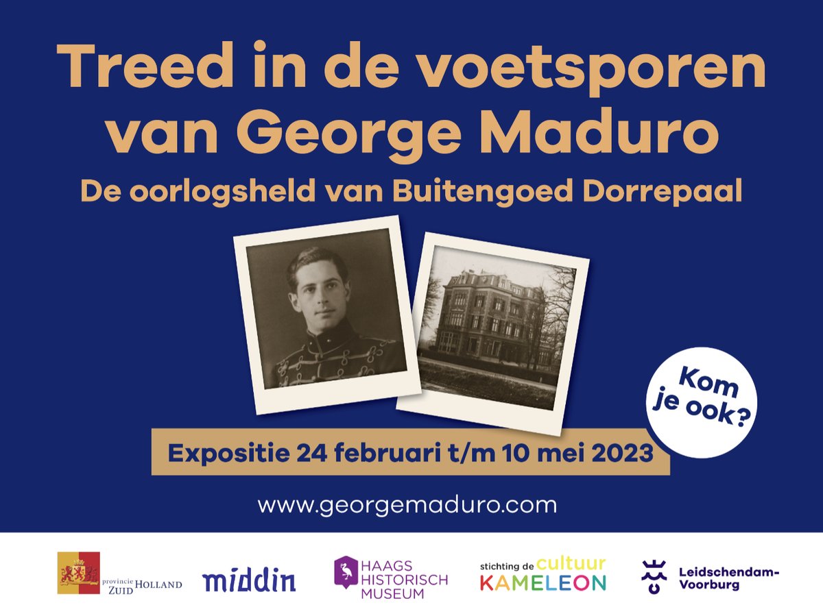 De expositie ‘George Maduro oorlogsheld van Curaçao’  is geopend op Middin-locatie Dorrepaal. Een voorproefje 👉🏻 youtu.be/QA2CBA-DNGQ. We zien jullie graag! #expositie #buitengoeddorrepaal #georgemaduro #gemeenteleidschendamvoorburg #educatie #middin #middeninhetleven