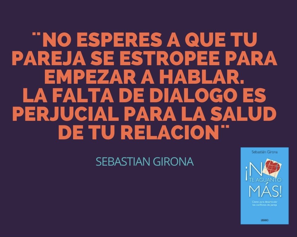 No dejes el diálogo para lo último porque a veces puede ser demasiado tarde! 😬