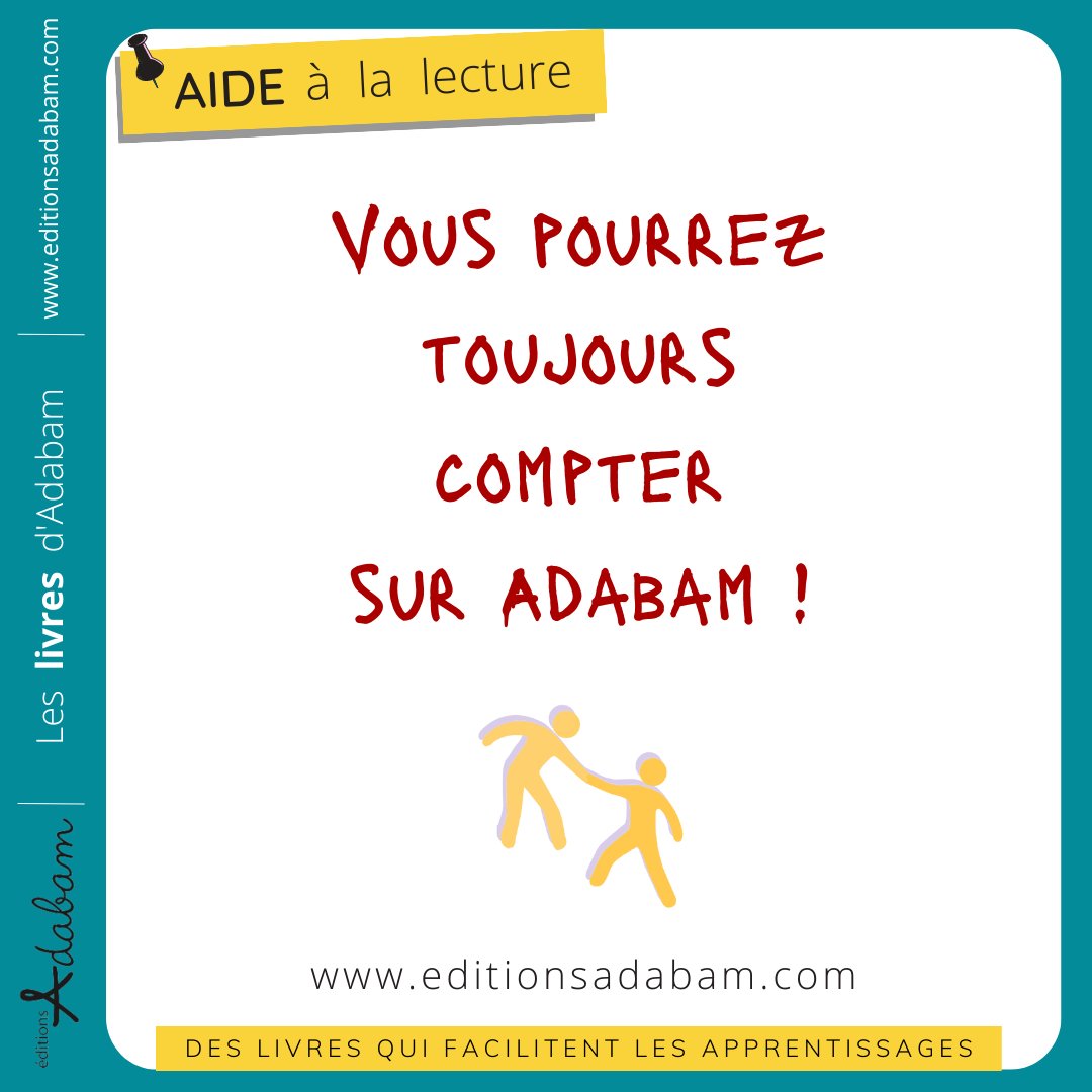 Attribuer un code couleur à chaque son complexe, une technique efficace pour aider les lecteurs à lire et à mémoriser ces sons ; technique développée dans nos livres. 
#Adabam #dyslexie #handicapinvisible #lire #lecture #tsla #ief #ecoleprimaire #livreadapte #editeursatypiques