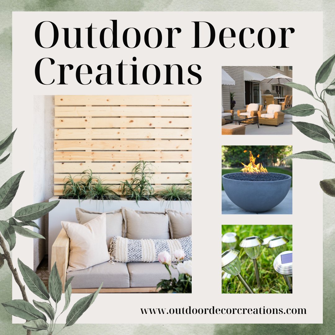 OutDecorations's tweet image. Shop now for your outdoor relaxation!
outdoordecorcreations.com
 #outdoordecor #outdoorliving #outdoordesign #outdoorfurniture #homedecor #outdoor #outdoorlivingspace #interiordesign #garden #design #exteriordesign #patiodecor #decor #outdoors #patio #patiofurniture #furniture