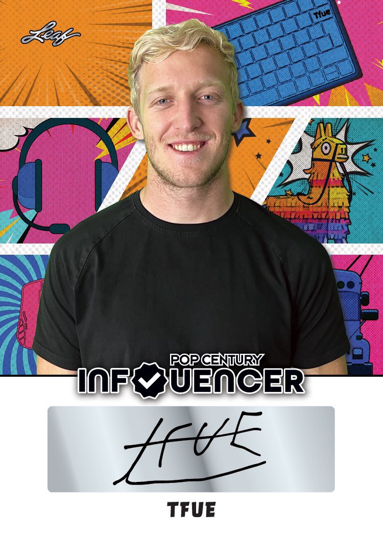Leaf Trading Cards on Twitter "TFUE X LEAF tfue 1st EVER Autographed