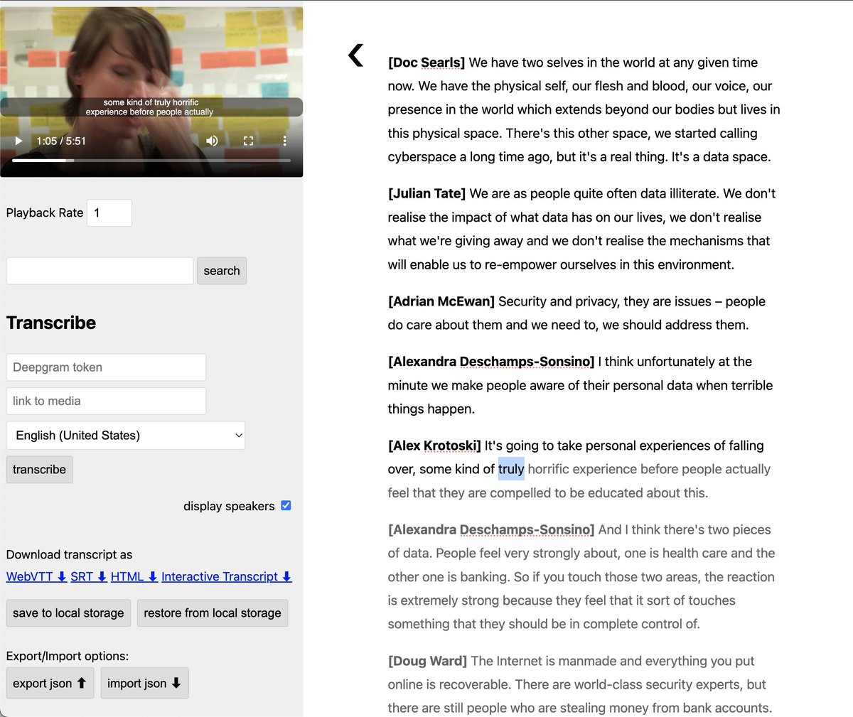 Hyperaudio tweet media