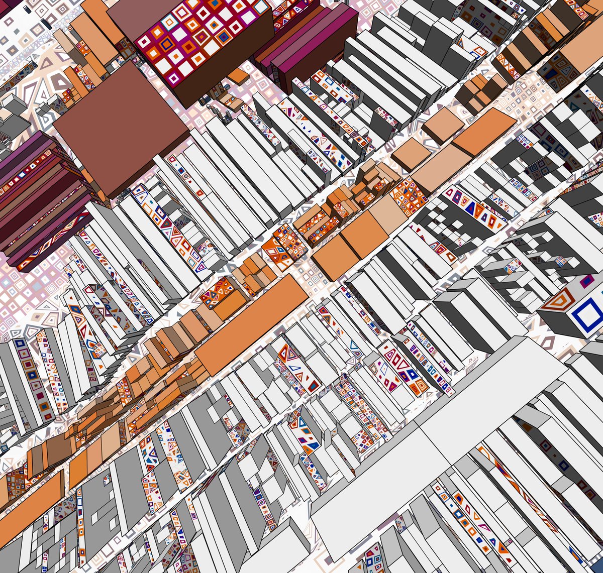 endlessssworld's tweet photo. Hi friends, 'Coordination' is released on #fxhash,  let's feel and touch high dimensional space with multiple perspective of different blocks at one picture. 
https://t.co/0q7FgnVy90
Fri, 24 Feb 2023, 16:00 UTC+0.
300 edtions/10 tez. 
#genart  #creativecoding #TezosNFTs https://t.co/QwrKmDu3hU