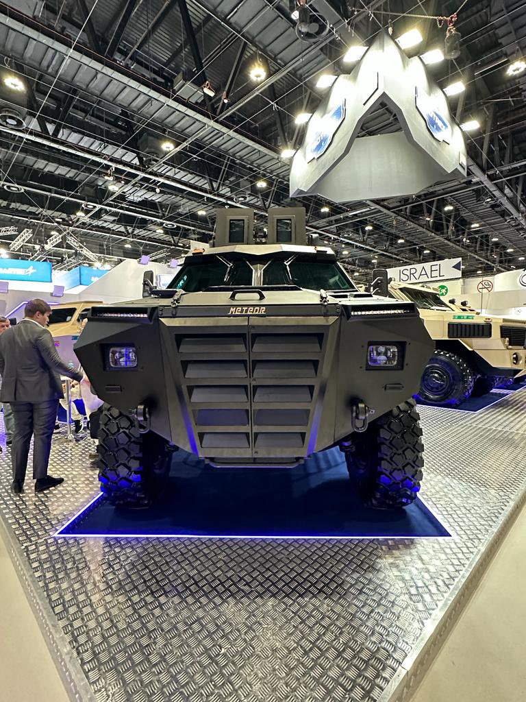 Advanced Air, Land, Sea, Cyber and Space defense technology where displayed together with Electronic war fair.