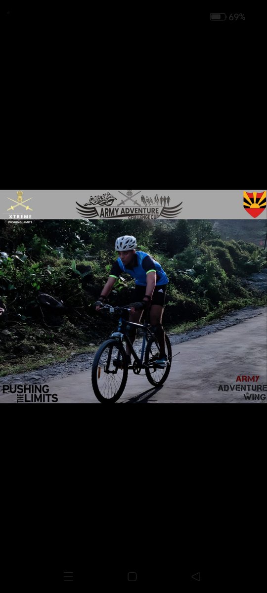 The #ArmyAdventureChallengeCup  a quadrathlon event of Cycling, Rock Climbing, Running and Rafting was organized by <a href="/SpearCorps/">SpearCorps.IndianArmy</a> in #ArunachalPradesh for which we are grateful towards #IndianArmy as these events helps locals in promoting the tourism.