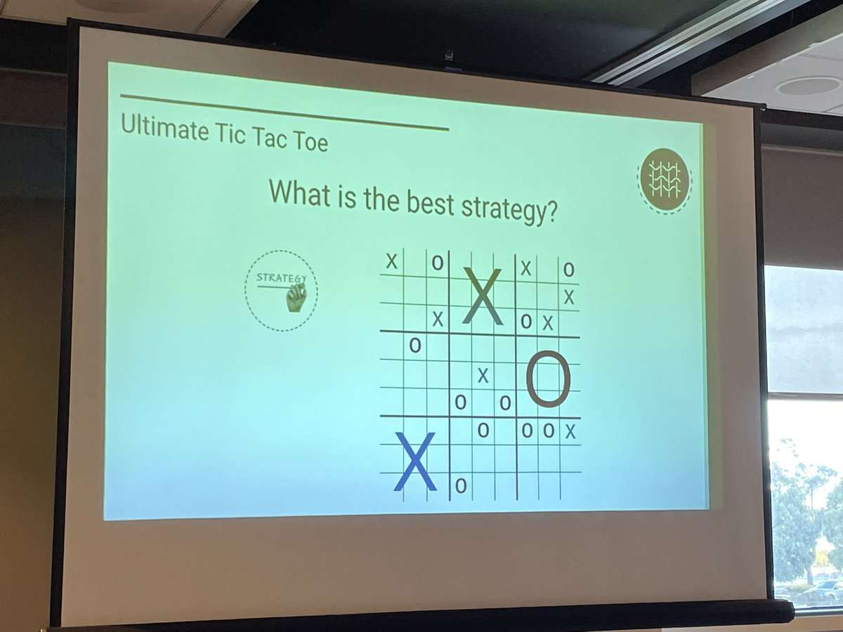VbergMath's tweet image. Never underestimate the power of non-curricular tasks to build community in your classroom!

Have you played Ultimate Tic Tac Toe with your Ss?  Easy entry into the task and a perfect opportunity for collaboration!

@CPMmath #MoreMath #CPMTC2023