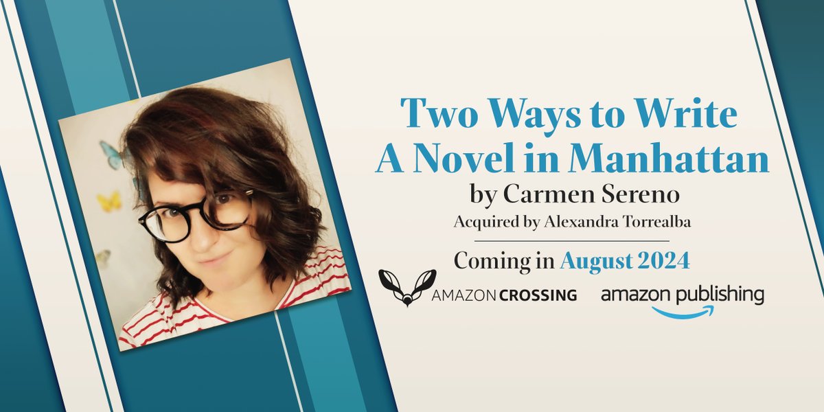 AmazonPub's tweet photo. .@spicekarmelus's TWO WAYS TO WRITE A NOVEL IN MANHATTAN, is an opposites-attract, dual POV romcom featuring a bubbly romance novelist and a secluded yet highly successful crime author who are tasked with the impossible: to write a novel together, publishing in August 2024. https://t.co/YODT8z7Oxb