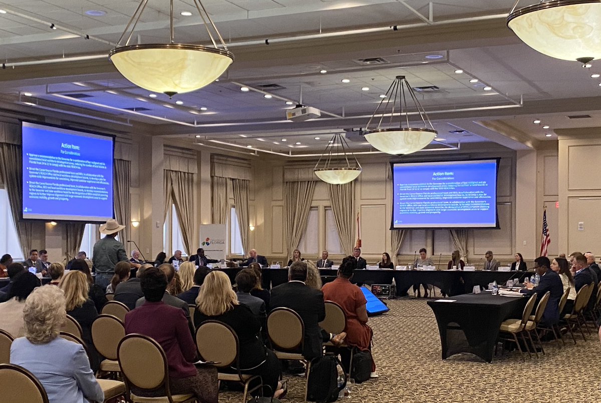 YoppToTheTop's tweet image. Important reccs to improve Florida’s #Workforce System @CareerSourceFL Board Meeting today. I value the increased collaboration between #AdultEd + our #LWDB partners + look forward to helping more Adults enter the state’s workforce pipeline with their help. 

#GetThereFL #YourWay