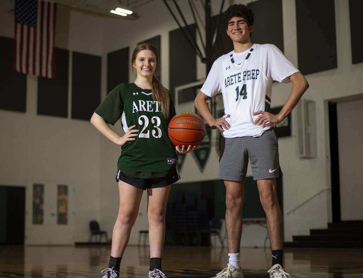 Grace Howell and Ryan Mourad have already set records at Arete Prep. The two juniors now aim to take their respective teams to another level next season while accomplishing yet another goal that is in reach: 1,000 career points. Story for <a href="/VarsityXtra/">Varsity Xtra</a>. eastvalleytribune.com/sports/juniors…