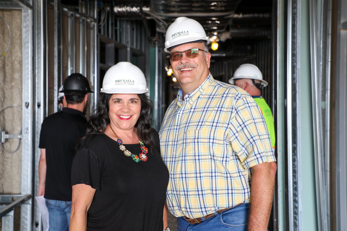 katyisd's tweet photo. Yesterday afternoon, Katy ISD's newest namesakes, Russell and Cindie Faldyn, along with Faldyn Elementary prinicipal, Michael Schwartz, toured Faldyn Elementary for the first time! https://t.co/MWjbQUlJkn https://t.co/tlq6E7lLBO