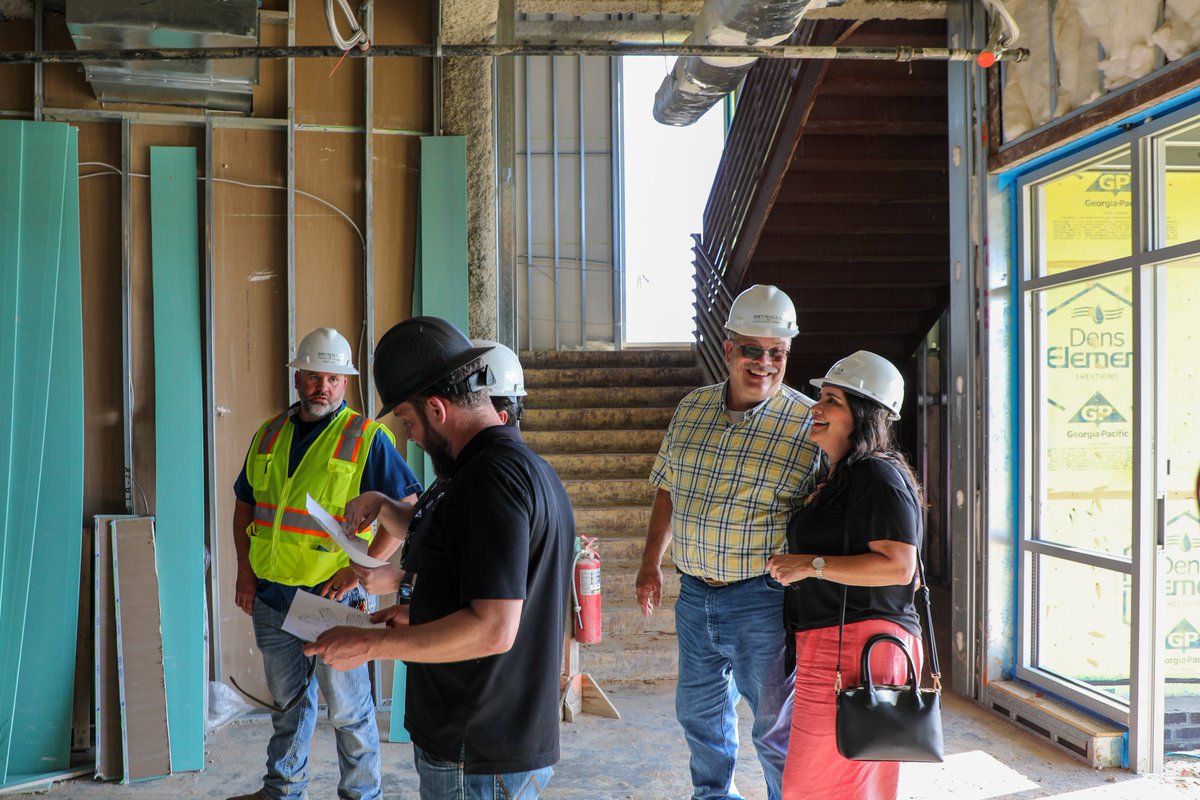 katyisd's tweet photo. Yesterday afternoon, Katy ISD's newest namesakes, Russell and Cindie Faldyn, along with Faldyn Elementary prinicipal, Michael Schwartz, toured Faldyn Elementary for the first time! https://t.co/MWjbQUlJkn https://t.co/tlq6E7lLBO