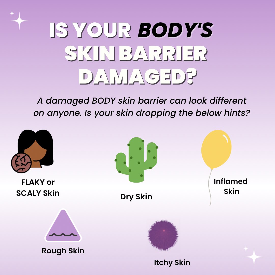 54thrones's tweet image. Giving some tips on how to know if your BODY #skinbarrier is damaged and how to repair it 🧈⭐💪🏿!