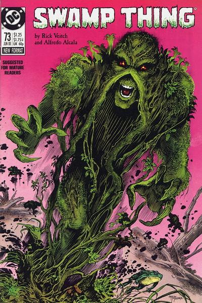 GOMLongbox's tweet photo. #ThowbackThursday 35 years ago this month. Swamp Thing 73, cover by John Totleben. It was challenging to follow up Moore on this book, but Veitch deserves props for how well he does it. @DCComics https://t.co/fFy2Z4OZZi