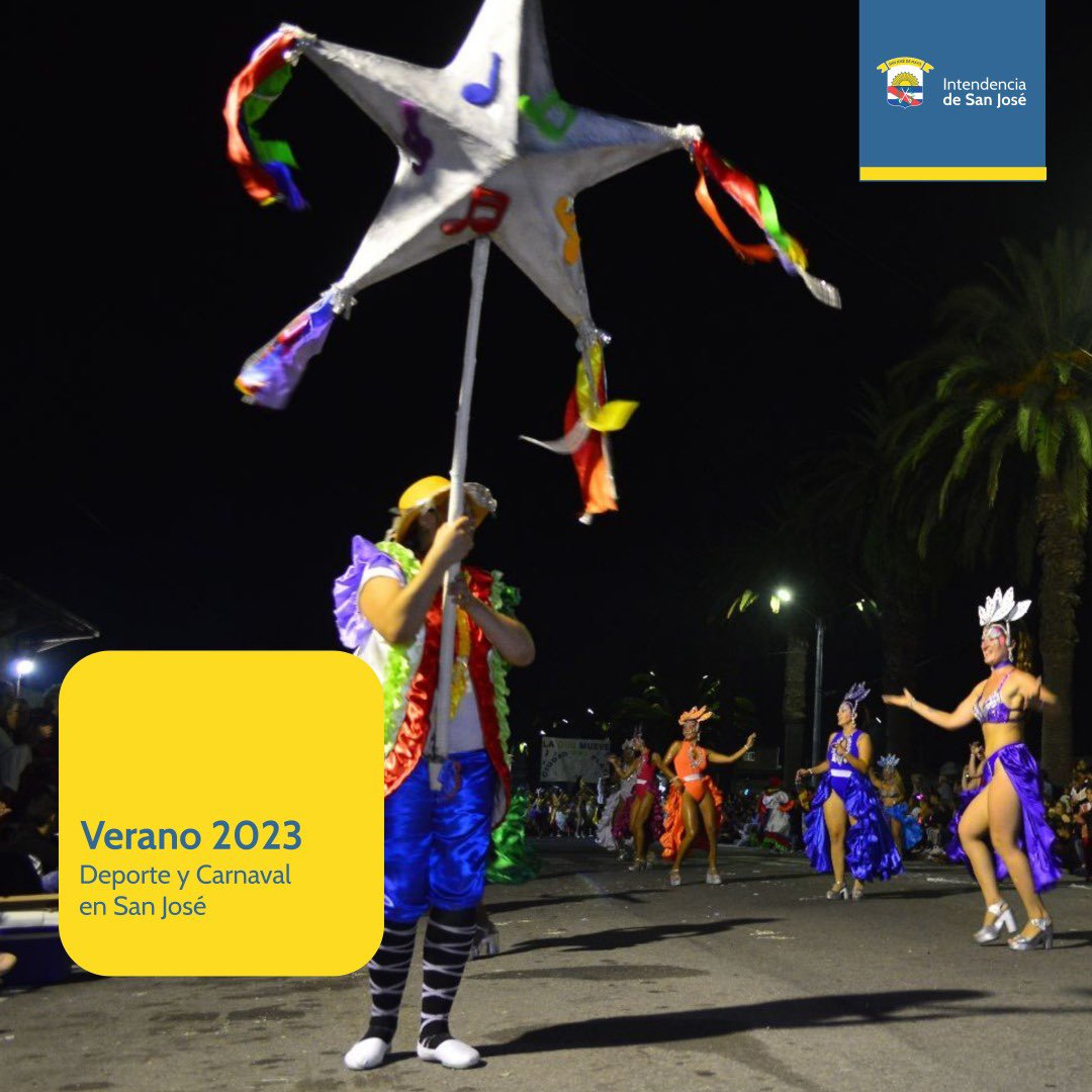 VERANO 2023: DEPORTE Y CARNAVAL EN SAN JOSÉ

Compartimos la programación actualizada con las actividades de Verano 2023 y Carnaval para los próximos días.

Más información en sanjose.gub.uy/2023-2-23activ…