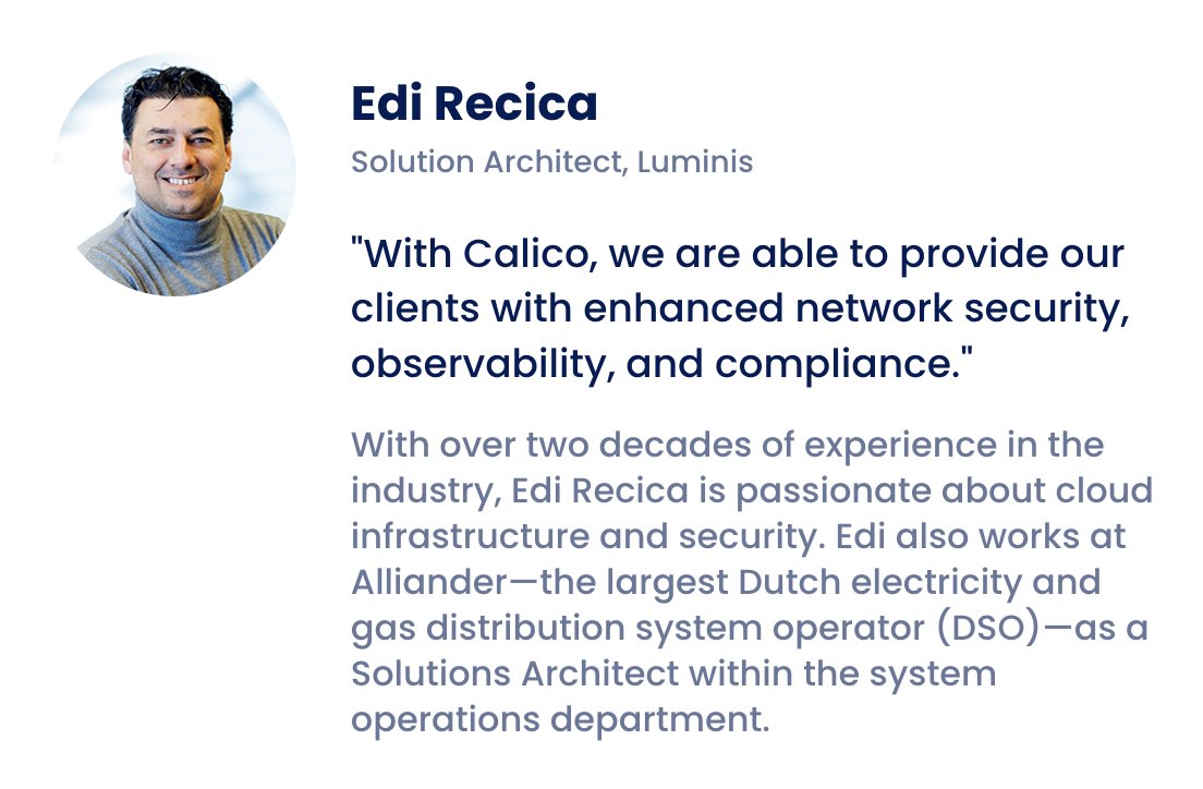 projectcalico's tweet photo. Shout out to our #CalicoBigCats!
Learn more about Edi Recica and what he says about #ProjectCalico.
Become a part of our ambassador program here https://t.co/G3rHI0t0eY
#community #opensource #kubernetes #calico #calicocommunity #cloudnative #Ambassadorprogram https://t.co/H5nAnQzTYl