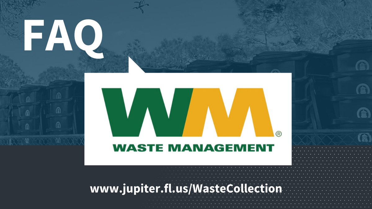 Town of Jupiter on Twitter "Beginning March 1, all trash must be