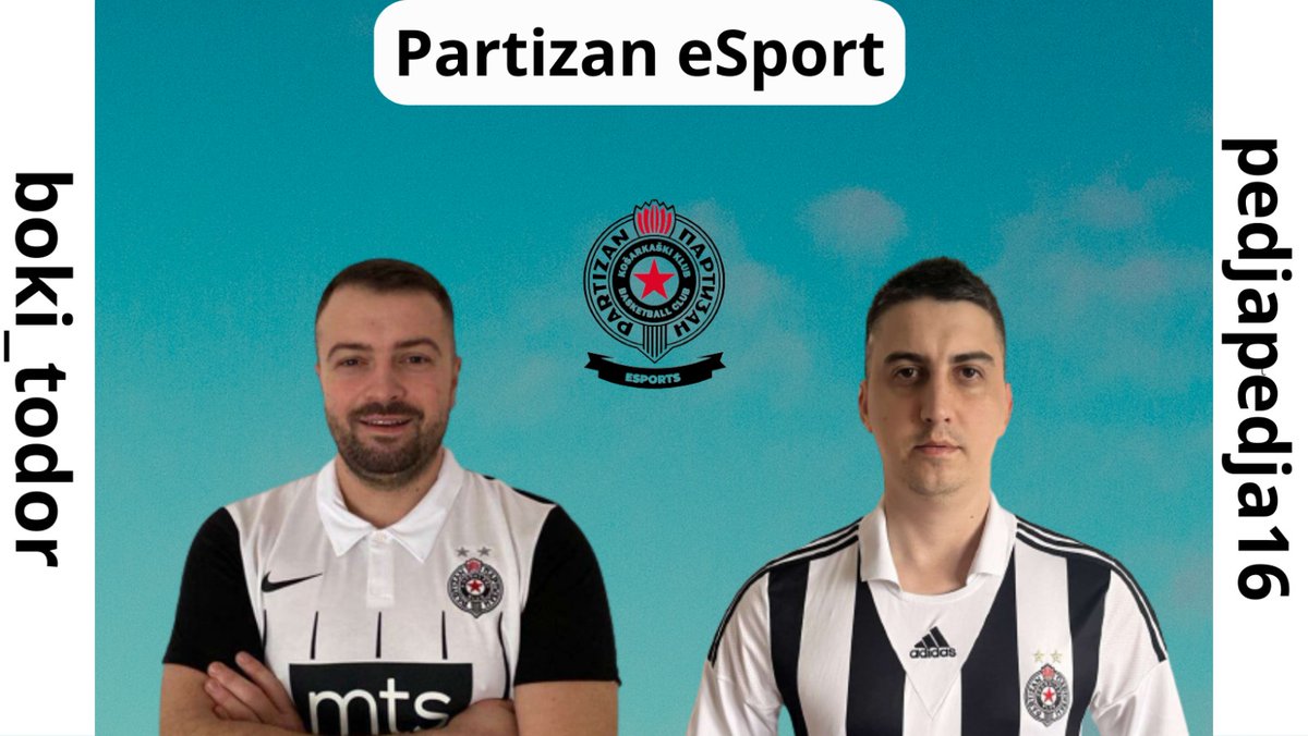 Apresentação Duplas <a href="/play_eFootball/">eFootball</a> 

12°Equipa - Partizan eSport

➡️ <a href="/boki_todor/">Bojan Todorović - boki_todor</a> 
➡️ <a href="/pedjapedja16/">pedja stojkovic</a> 

Boa sorte aos dois 🎮