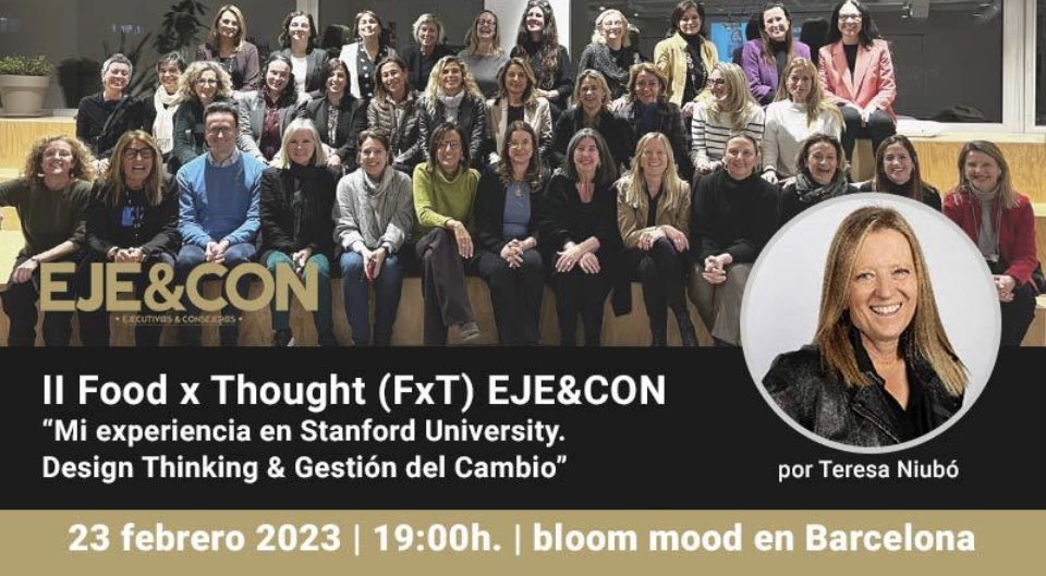 montse_barcelo's tweet photo. Best afterwork with #EjeCon Cat&And. See you in a bit at the NEW #BloomMode space in #Barcelona #DesignThinking by @TeresaNiubo @AsocEyC @GemmaSiso @ElenaFloresGuri @1971Pe @nathaliedetry @cristinasancho @jdiazandreu https://t.co/sfmFXSKXCI