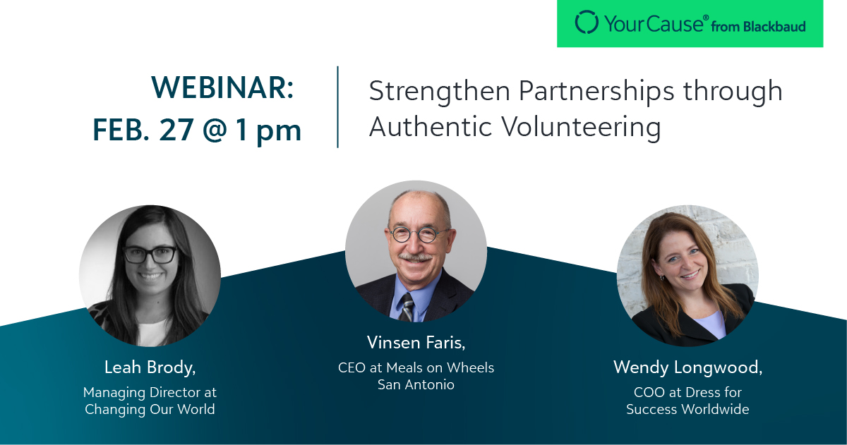 Join us as we speak with @dressforsuccess &amp; <a href="/mowsatx/">Meals on Wheels San Antonio</a> to better understand how the pandemic has changed traditional employee volunteerism &amp; how corporations can best meet their nonprofit partners current needs. Register for this webinar with <a href="/YourCause/">YourCause</a> here: hhttps://bit.ly/HBREE