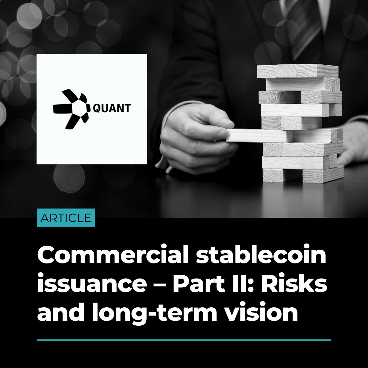 #Quant: Banks around the world – including some well-known global brands – have begun issuing their own digital currency known as commercial stablecoins. In part II of our use case, we consider some of the risks involved and outline a longer-term vision 👉 ow.ly/5X8650N10lO