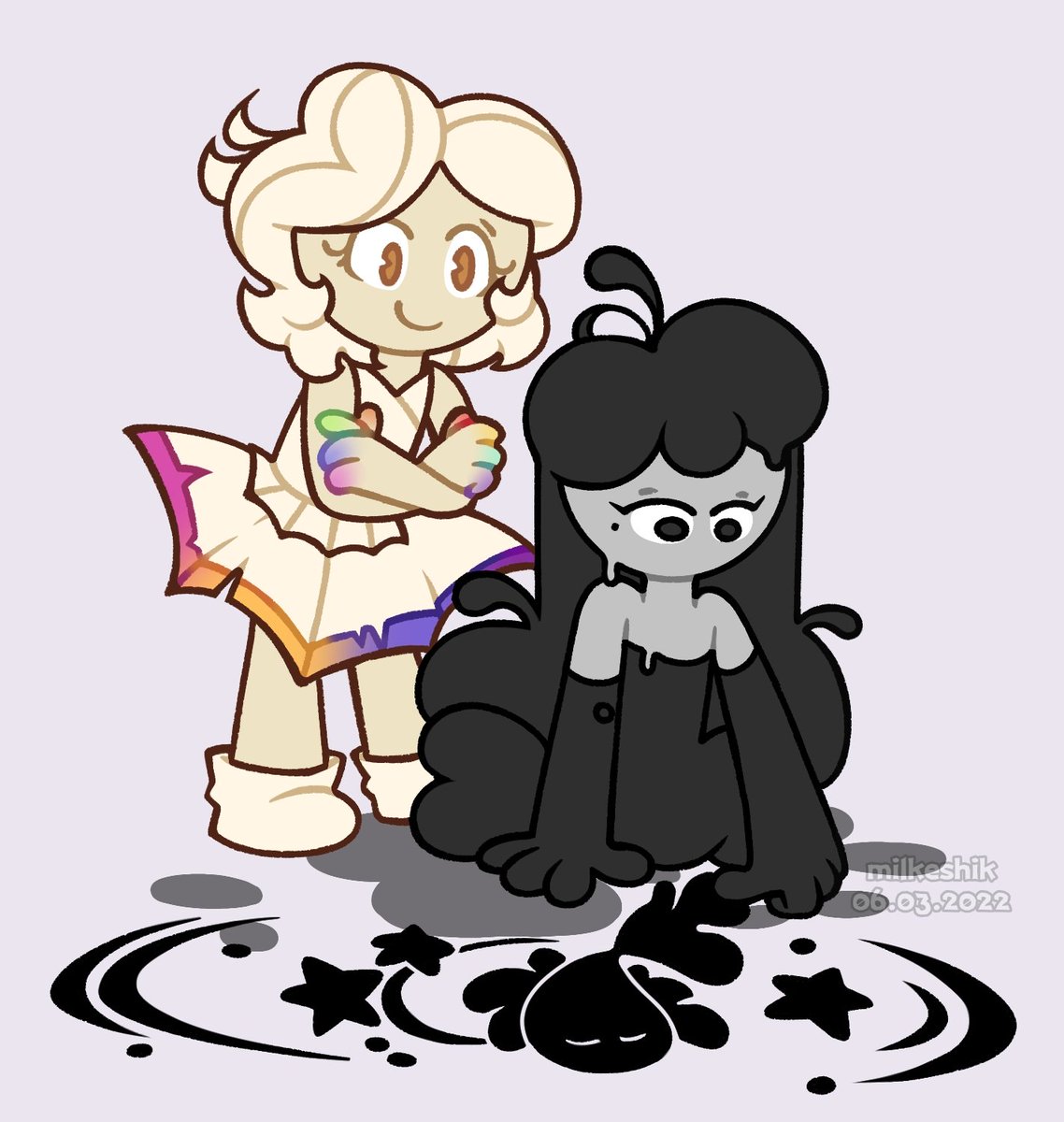 CapyDabiBara's tweet photo. #Wednesday #Netflix

I was just flipping through my old drawing folder and I found this. It's the main characters from a comic I drew in 2020)))

That feeling when netflix was reading you on VK when no one else was. https://t.co/ut38qfZ2Rf