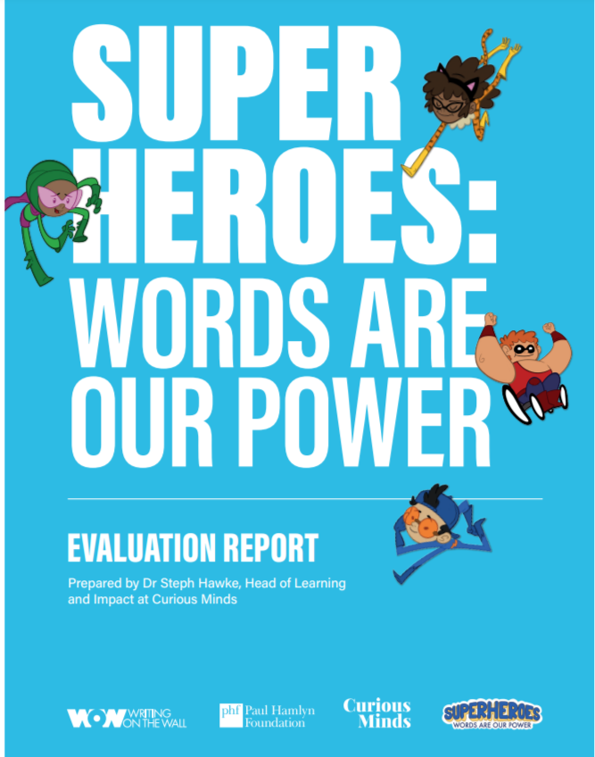Saphena Aziz (@saphenaaziz) on Twitter photo Today marked the culmination of the brilliant
<a href="/wowfest/">Writing on the Wall</a> Superheroes Project enriching the creative writing of young people at 8 primary schools in Liverpool working with diverse professional writers. Proud of my colleague <a href="/StephHawke/">Dr Steph Hawke</a> and <a href="/CuriousMindsNW/">Curious Minds</a> for evaluation...<a href="/phf_uk/">Paul Hamlyn Foundation</a> Today marked the culmination of the brilliant
<a href="/wowfest/">Writing on the Wall</a> Superheroes Project enriching the creative writing of young people at 8 primary schools in Liverpool working with diverse professional writers. Proud of my colleague <a href="/StephHawke/">Dr Steph Hawke</a> and <a href="/CuriousMindsNW/">Curious Minds</a> for evaluation...<a href="/phf_uk/">Paul Hamlyn Foundation</a>