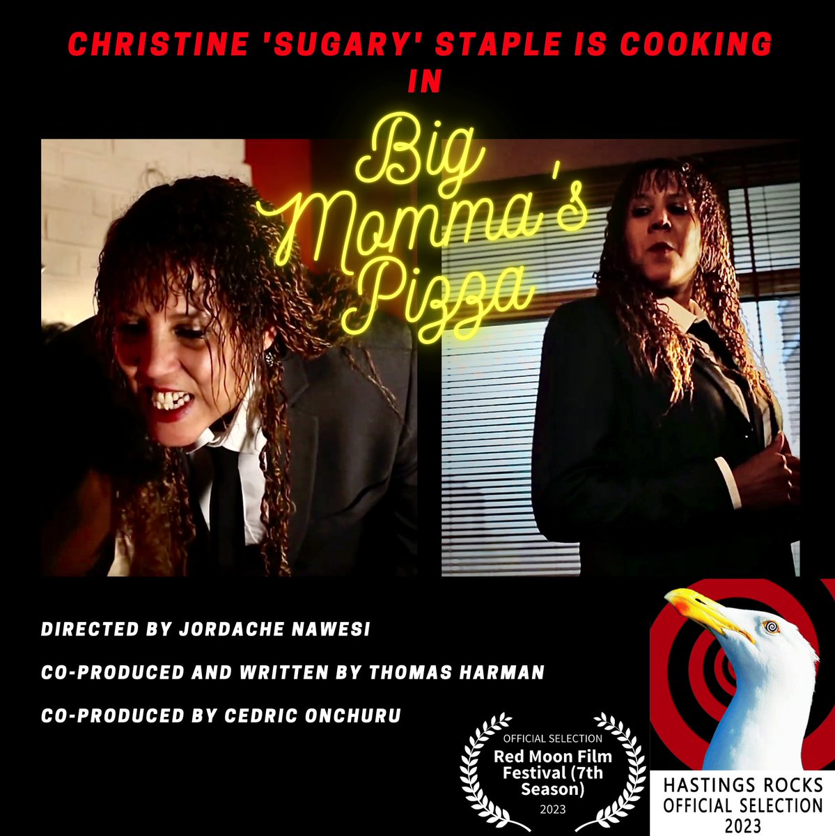 thomas_harman's tweet photo. Christine @SugaryStaple in #BigMommasPizza is now an #OfficialSelection for both @film_rocks #HRIFF #HRIFF23 and @redmoonfilmfest 7th Season #2023!

#Dramady #FilmFestival #Film https://t.co/K2KSSeyeqK