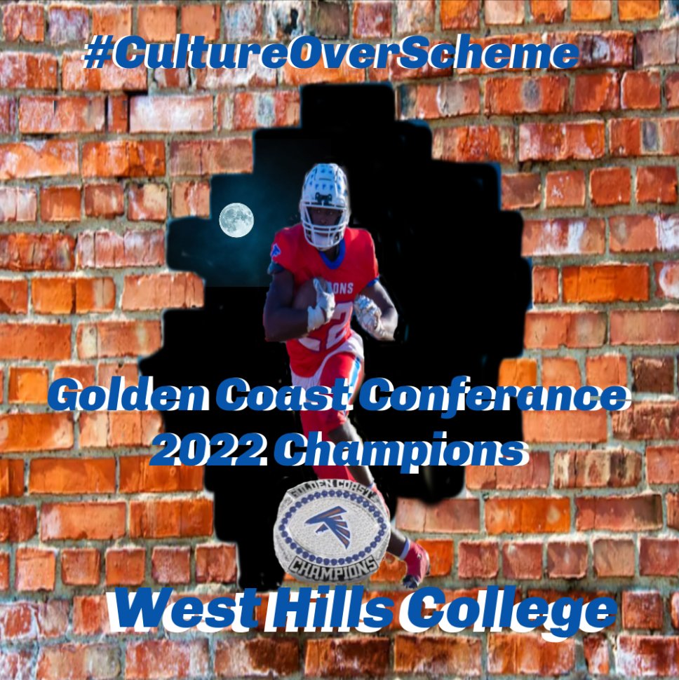 Culture over scheme is big at West Hills College, and it is truly believed. It is something that must be worked on everyday. For sure.  #CultureOverScheme #WestHillsFootball