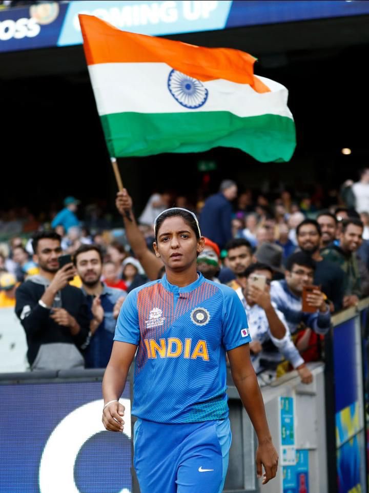 ddsportschannel's tweet photo. “I promise, we will improve and won’t let our nation down like this again.” - Harmanpreet Kaur 

#INvAUS #T20WomensWorldCup https://t.co/Sm3E1e4p2c