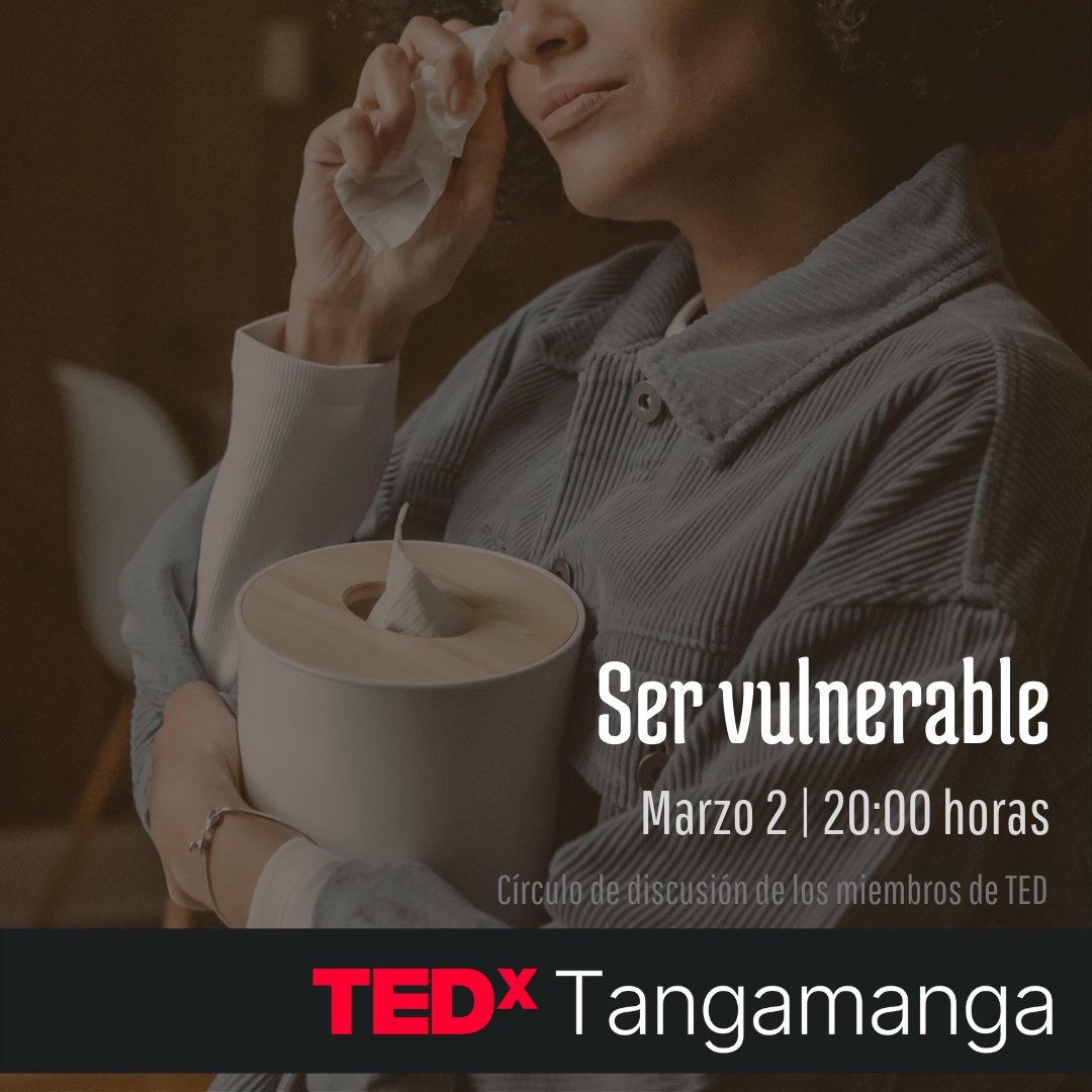 TEDxTangamanga's tweet photo. #SLP ¿Cómo reconocerte y evolucionar desde la vulnerabilidad en un mundo que exige perfección?

Ven a dialogar a nuestro próximo Círculo de Discusión el jueves 2 a las 8 pm

Regístrate y recibe más info👉 https://t.co/jfwn5tI4lq

¡Queremos conocerte! https://t.co/XQrfFjEaVm