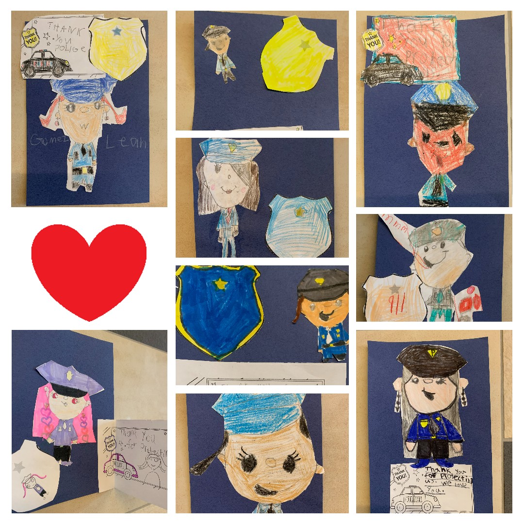 WestminsterPDCA's tweet photo. Thanks to some amazingly talented students from the @westminstersd, our day starts a little brighter when we come into work and this is the first thing we see! #thankfulthursday #WPD47 https://t.co/YCDtMnAKFa