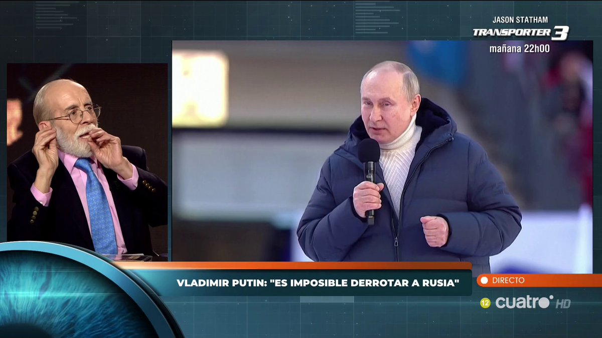 navedelmisterio's tweet photo. Vladimir Putin: "Es imposible derrotar a Rusia" #Horizonte https://t.co/b9fJMrPaiM