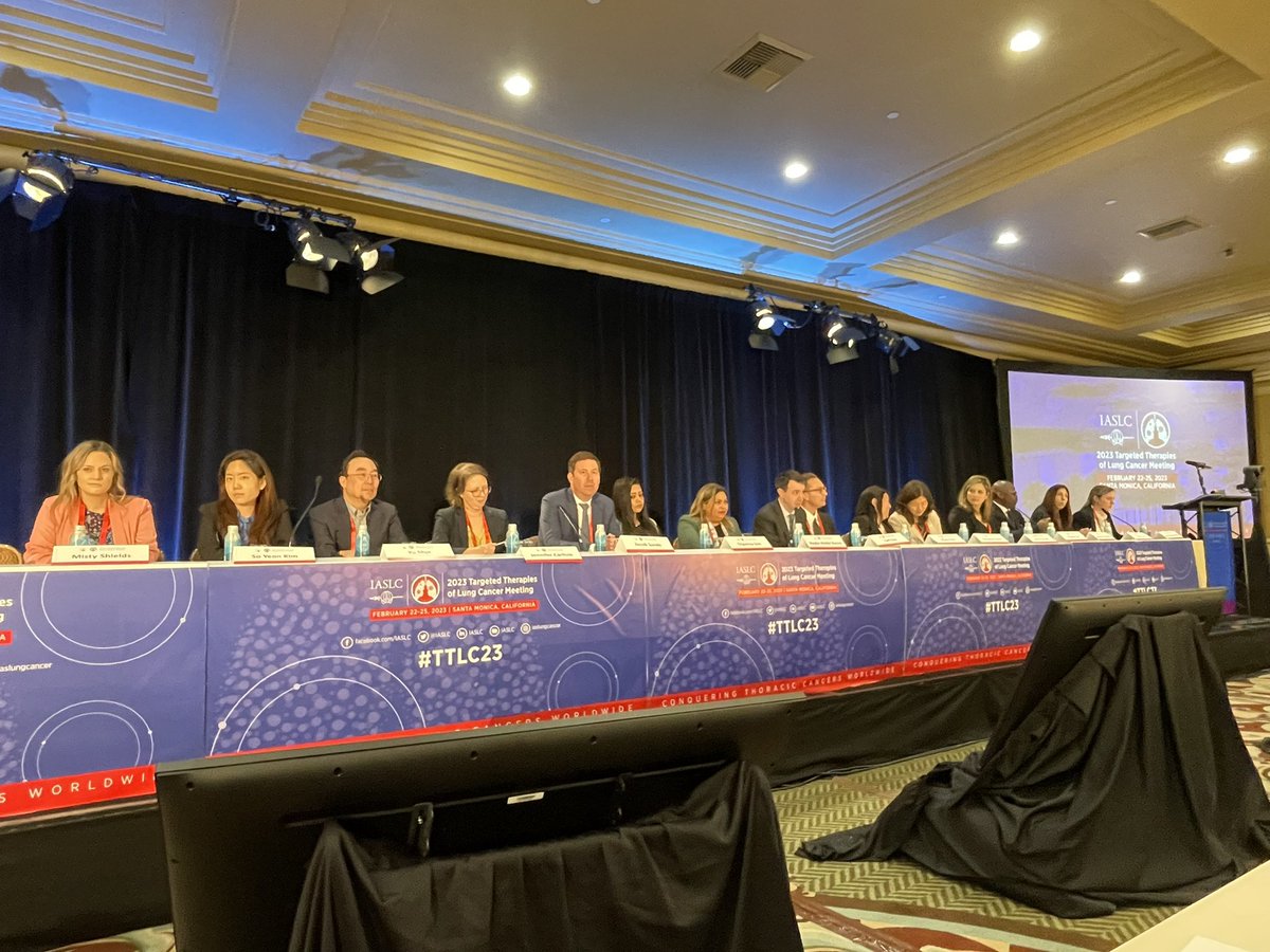 Fantastic SCLC panel #TTLC23 One clear theme of this meeting is that major advances in SCLC are coming soon and hopefully this dz will be labeled “recalcitrant” no more @LaurenByersMD @cbmeador Dr Jalal @teekayowo @LealTiciana @Annechiangmd @triparnasen @NaglaAKarimMD @WadeIams