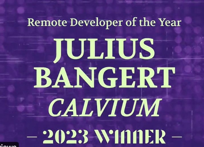 calvium's tweet photo. Delighted that our colleague Jules Bangert has been awarded Remote Developer of the Year at #UKDevAwards!
Jules is instrumental to the ongoing success of the #PlaceExperiencePlatform
@dontpanicevents https://t.co/epD1kwvJn1