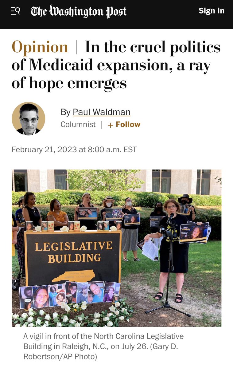 Ncm4A's tweet photo. We are very excited to share a @washingtonpost article featuring a photo of our coalition member Rebecca Cerese. https://t.co/FH2qIyaZ0j https://t.co/1ELJHLPyqz