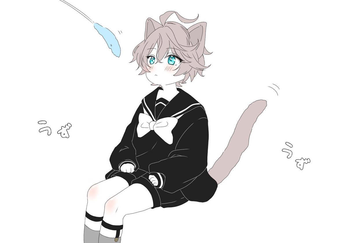 1boy cat boy animal ears male focus tail cat ears cat tail  illustration images