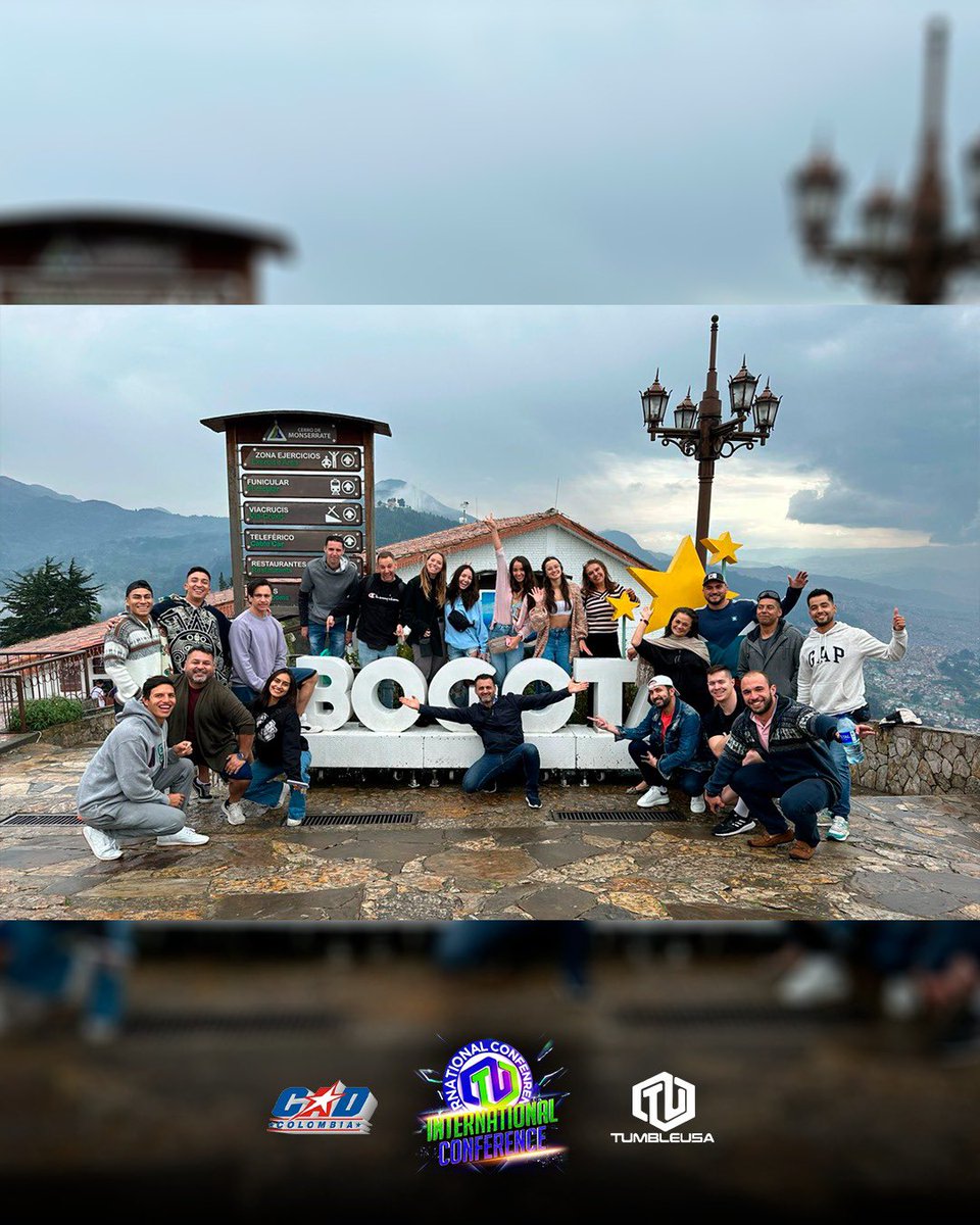 TumbleUsa's tweet photo. Nos despedimos de Bogotá visitanto en Cerro de Monserrate⛰️✨ Un lugar único, espiritual e icónico donde agradecemos por todo lo vivivo y nos preparamos para seguir sorprendiéndolos en este 2023.
#ICTU2023 #TumbleUSA https://t.co/1w8GP74HEk
