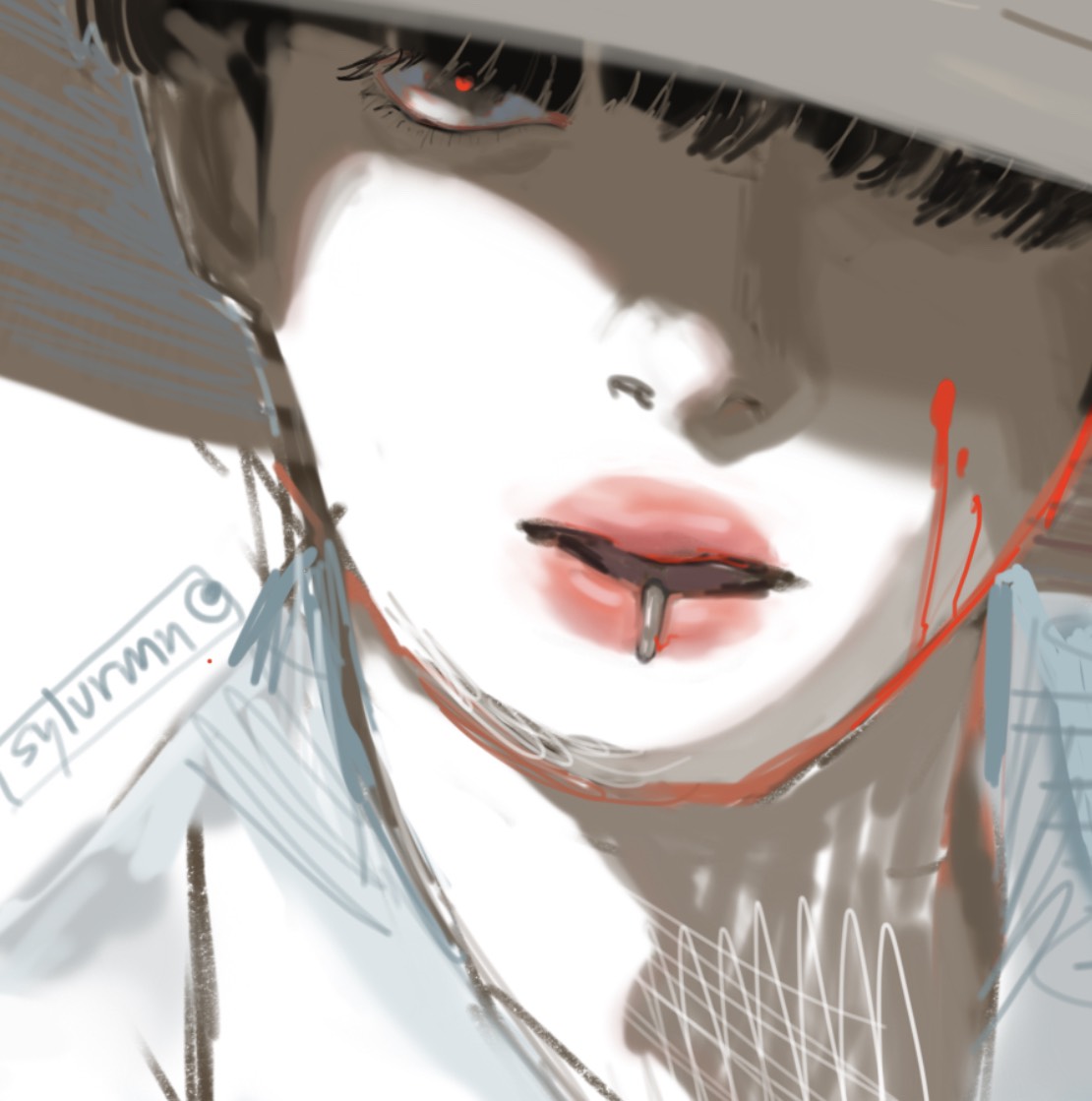 sylvrm00n's tweet photo. soowoozoo daechwita mimi #btsfanart https://t.co/fmBj3iEwI0