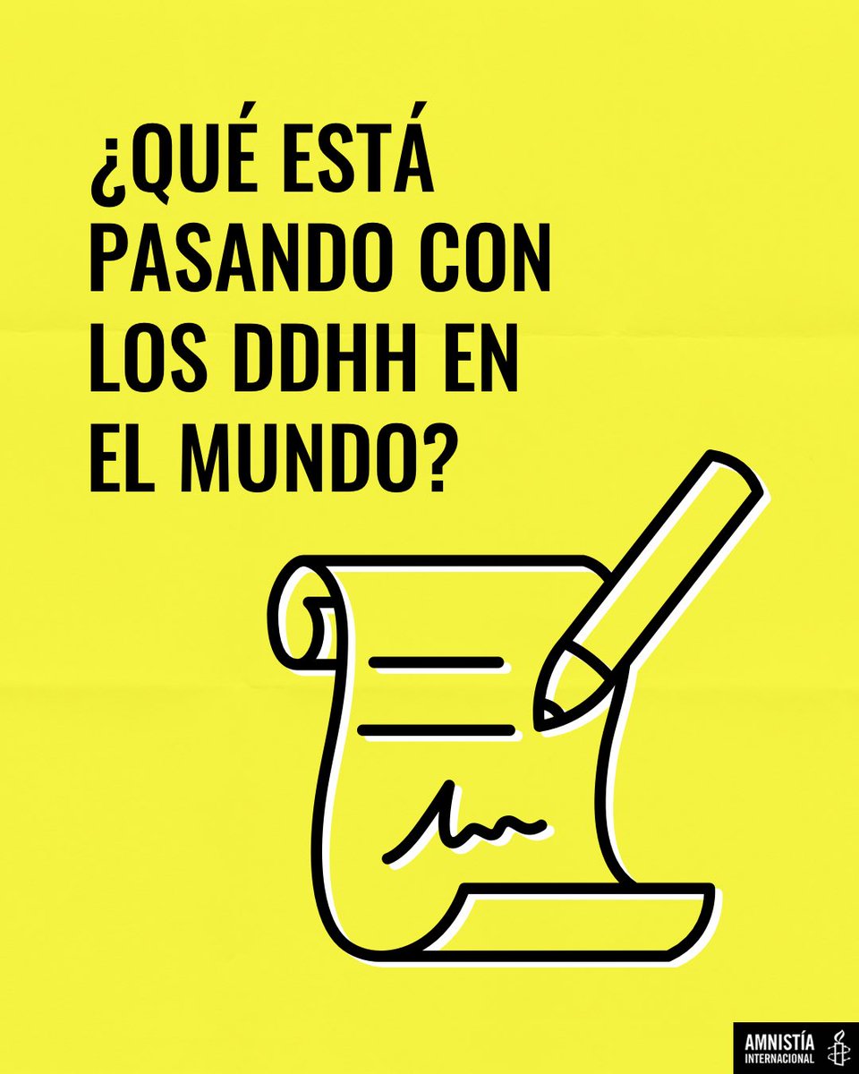 AIPuertoRico's tweet image. ¿Qué está pasando con los derechos humanos en el mundo?
#DerechosHumanos #aipr #amnistía