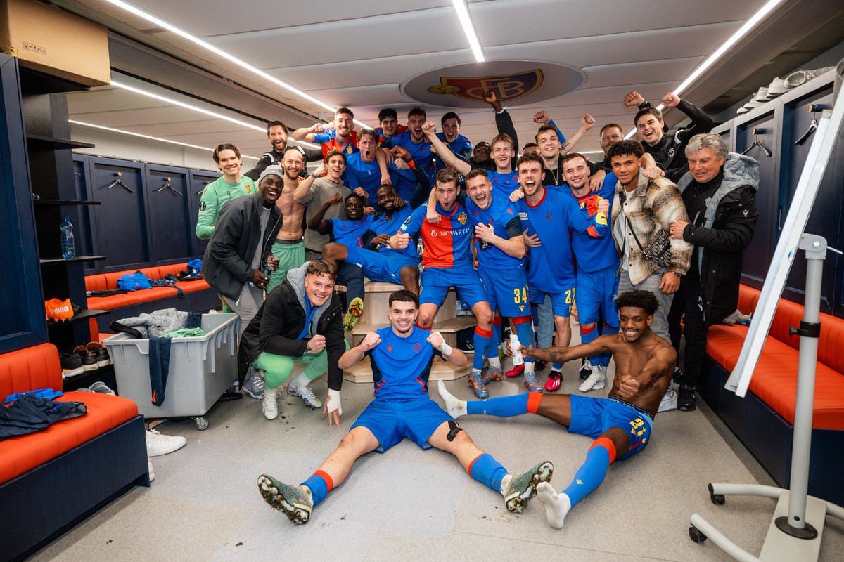 FC_Basel_fr's tweet photo. Lโaventure continue. ๐๐๐๐ ๐๐๐๐๐๐ ๐๐ฬ๐๐ ! ๐ฅ๐ด๐ต
#FCBTS #MirSinBasel #UECL https://t.co/Cnn50Ym22h