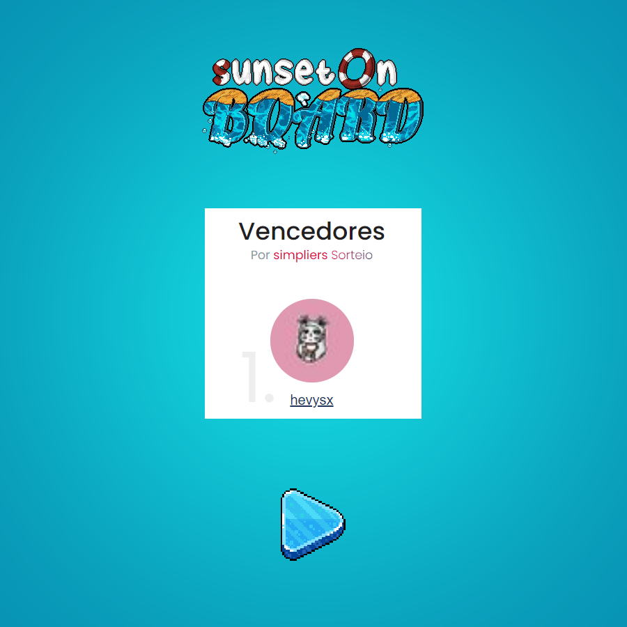 pixelizandoofc's tweet photo. A vencedora do Sorteio de 1 longe Sunset on Board foi @hevysx, entre em contato com a @natdasunset para receber seu Longe. https://t.co/dO6bIvAVWl