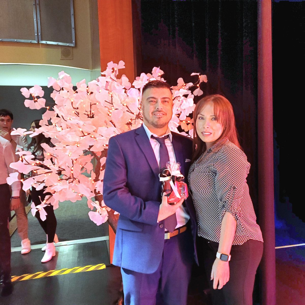 PlatoAcademy1's tweet photo. Congratulations to Isaac Mitre, one of Ysleta’s  Top Ten Teachers of the Year. Plato Academy students are lucky to have you teaching social studies. It was awesome that your wife, Monica, was there to support you. https://t.co/e97BVPLykk