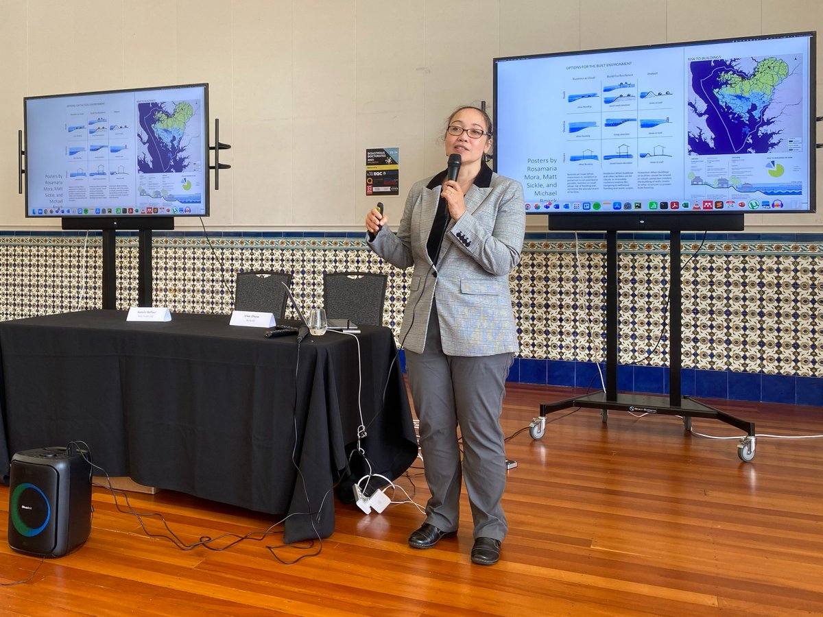 DDoctorates's tweet photo. Session 05- Role of research in Natural Chance
Dr.Victoria Chanse from Victoria University, Wellington is talking about role of research organisations in disaster resilience focusing the perspectives from formal and informal research partnerships. Thank you very much Dr.Victoria. https://t.co/12IZ65JE66