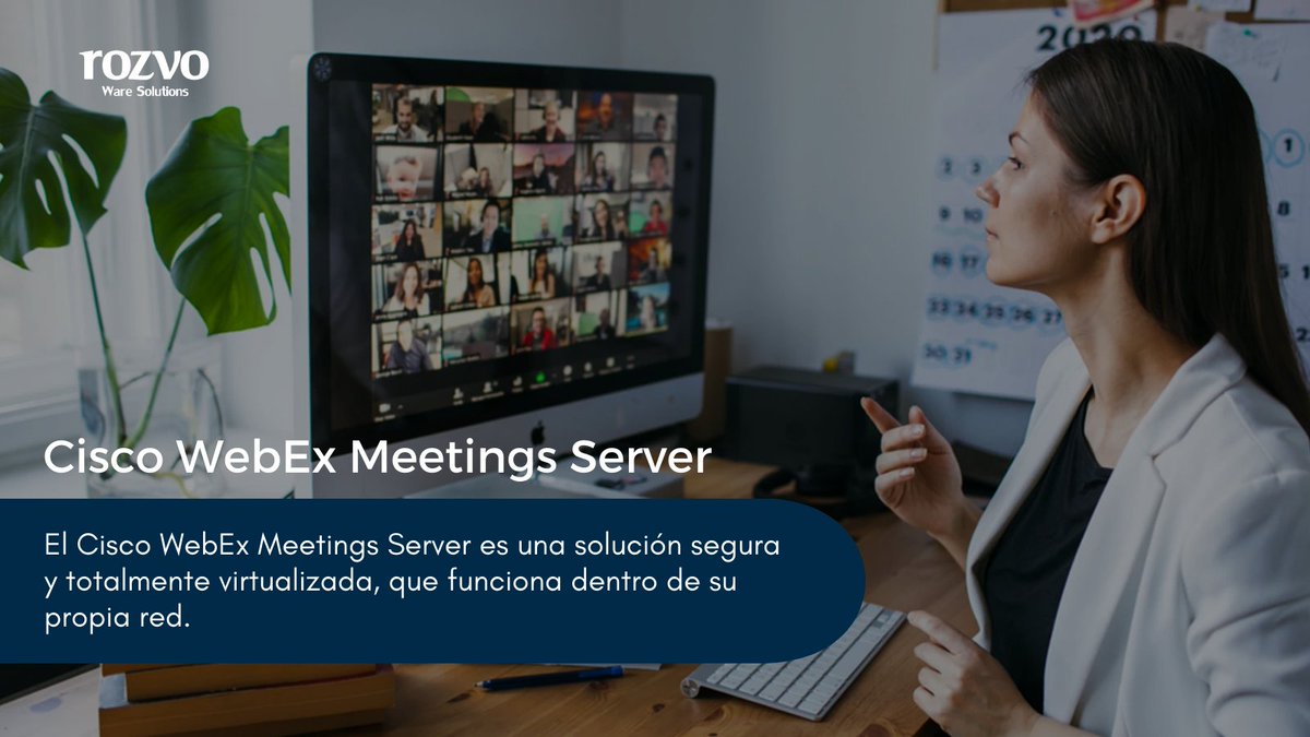 RozvoWS's tweet photo. El Cisco WebEx Meetings Server fué lanzado al mercado para entornos de nube privados y ofrece la posibilidad de usar todas las herramientas necesarias para las reuniones en línea en su propio centro de datos 🖥️

#rozvo #webex #ciscomeetings #technology https://t.co/XtMhZUSxQq