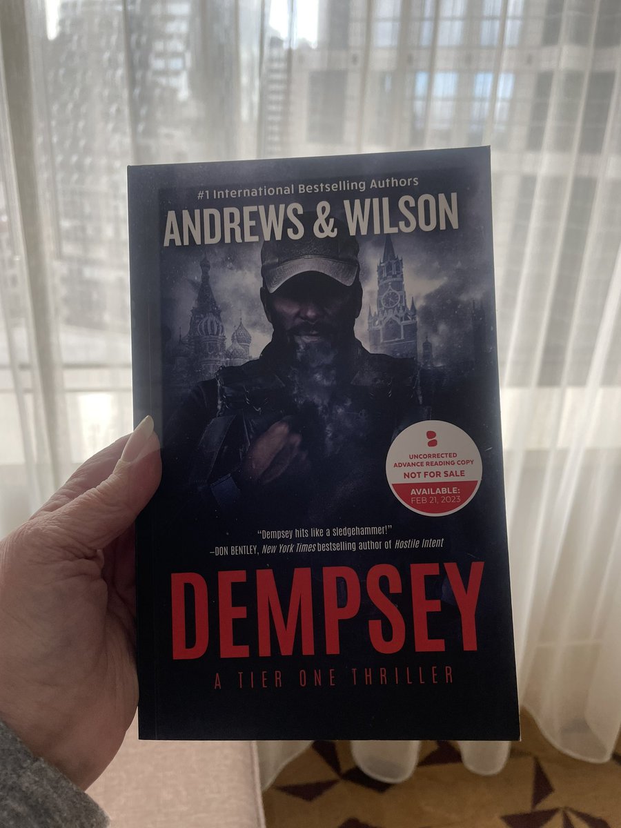 Stopped by the @blackstonepublishing table @americanbooksellers Winter Institute and was excited to be able to get a copy of this! @andrewsandwilson #newbook #newrelease #thebookdragonshopstauntonva #indiebookstore @bestthrillbooks @therealbookspy #thrillerbooks