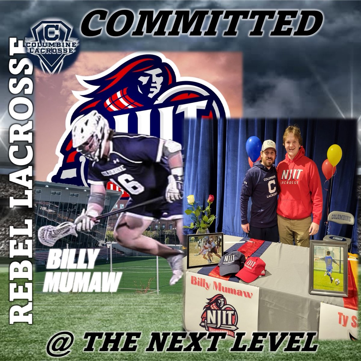 ColumbineLacro1's tweet photo. COMMITTED - NJIT - BILLY MUMAW
#thenextlevel #rebelsforlife #wearecolumbine https://t.co/X9ZY35HjrB