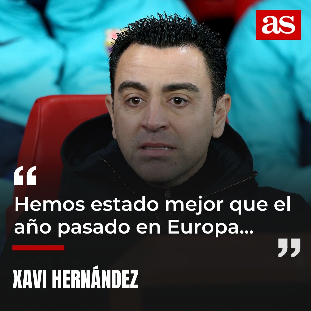 🤔 La primera reacción de Xavi tras la derrota. ¿Estás de acuerdo?, image size:1080x1080